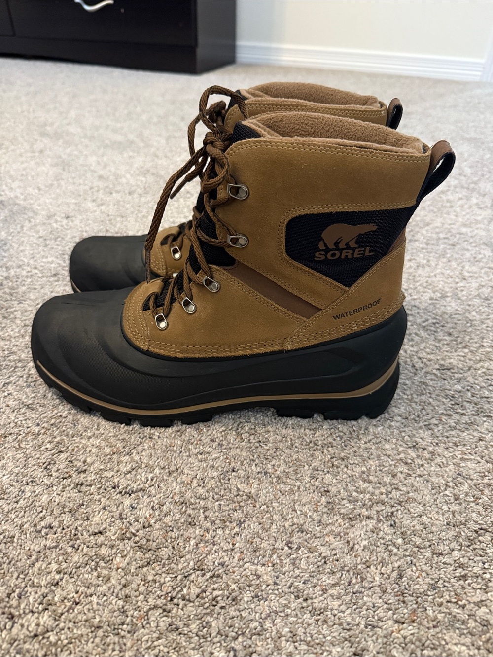 Sorel Men's Buxton Lace Waterproof Insulated Boots in Delta/Black Size 11 new